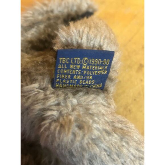 Vintage Plush Boyd Bear With Black Hat With Rose Flower.(5819) - Picture 7 of 7